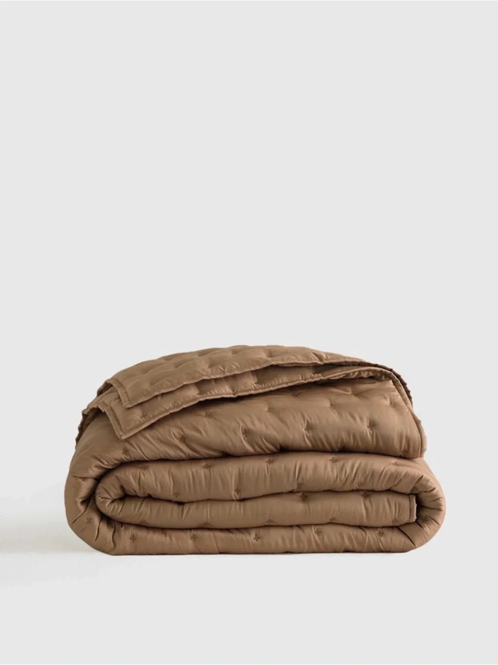 Quince Bamboo Dream Quilt Set- Full/Queen- Walnut